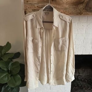 Button down blouse, Holding Horses, Anthropology